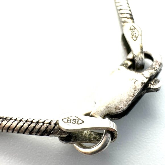 1990s Berber Enamel Small Blue/Yellow Pendant—From the Bazaars of Marrakesh—GUC - Picture 4 of 8